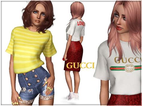 Simscc — Streetwear vibe Gucci set (CHILD VS)